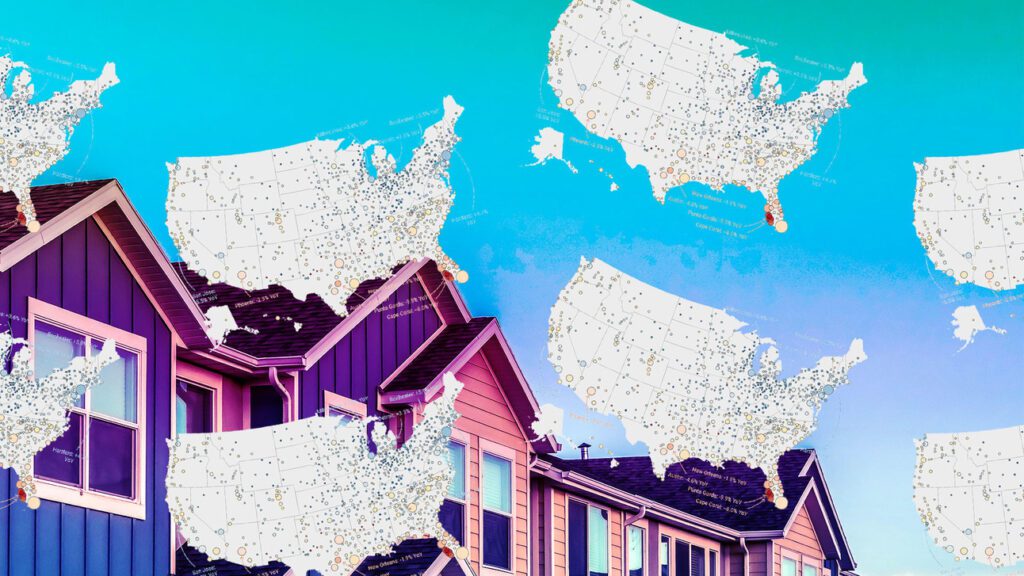80 housing markets where home prices are declining