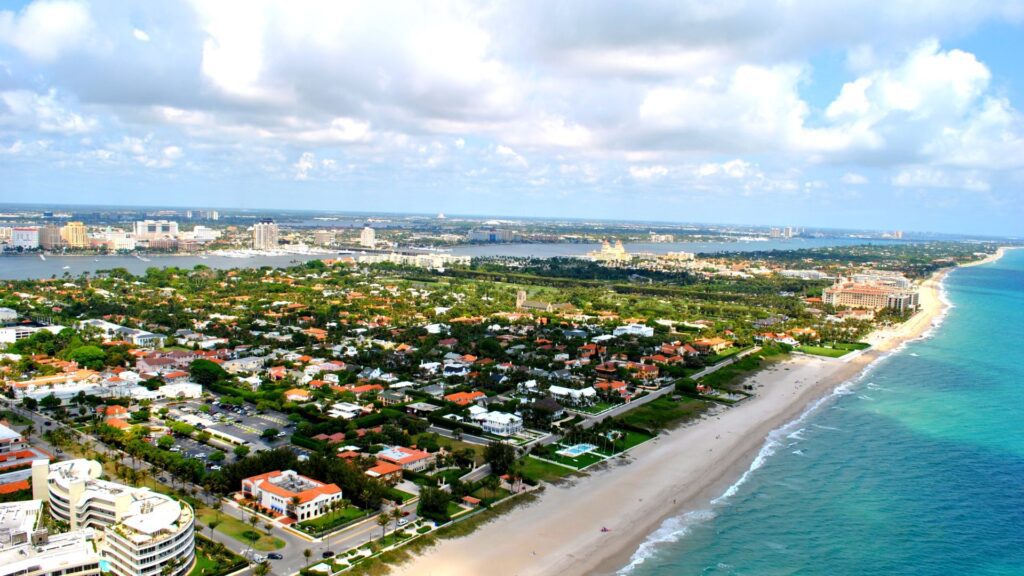 Palm beach thrives as florida's real estate market chills