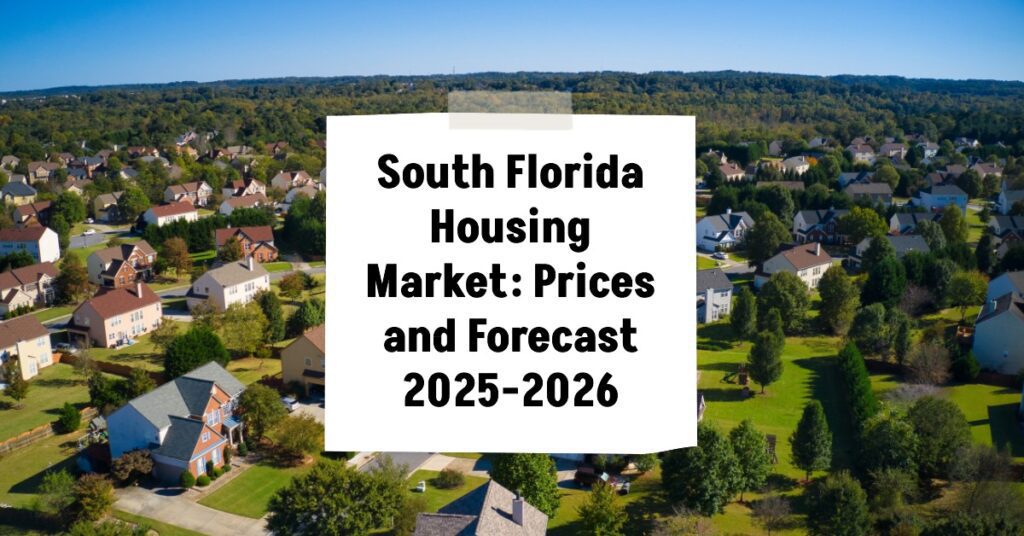 South florida housing market outlook: trends and predictions for 2025 2026