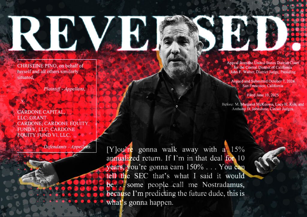 Appeals court revives grant cardone lawsuit