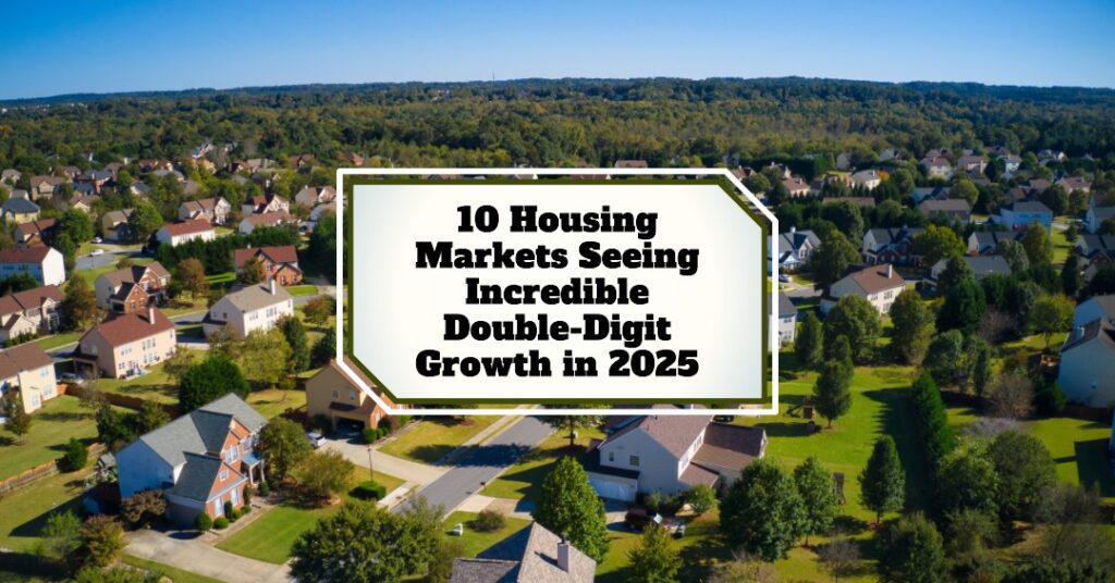Exciting double digit growth: top 10 booming housing markets in 2025