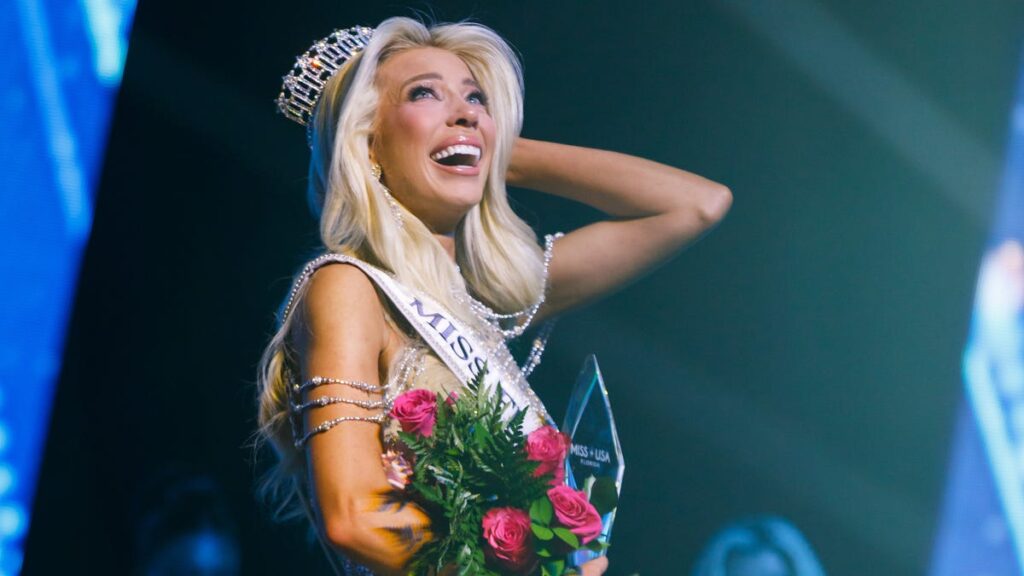 Palm beach county beauty contender for miss usa 2025