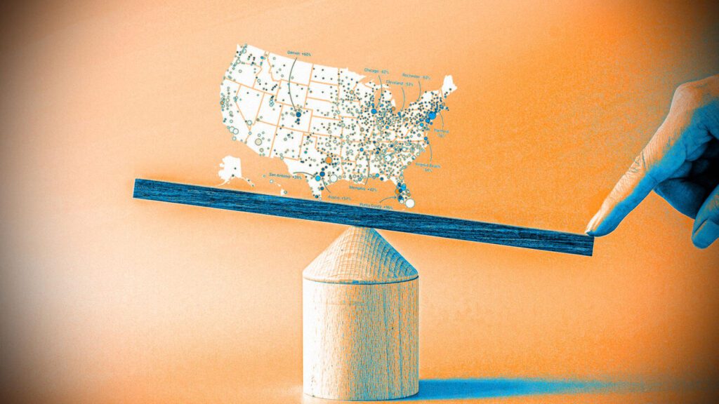Shifting balance: 69 housing markets favoring buyers with increased inventory