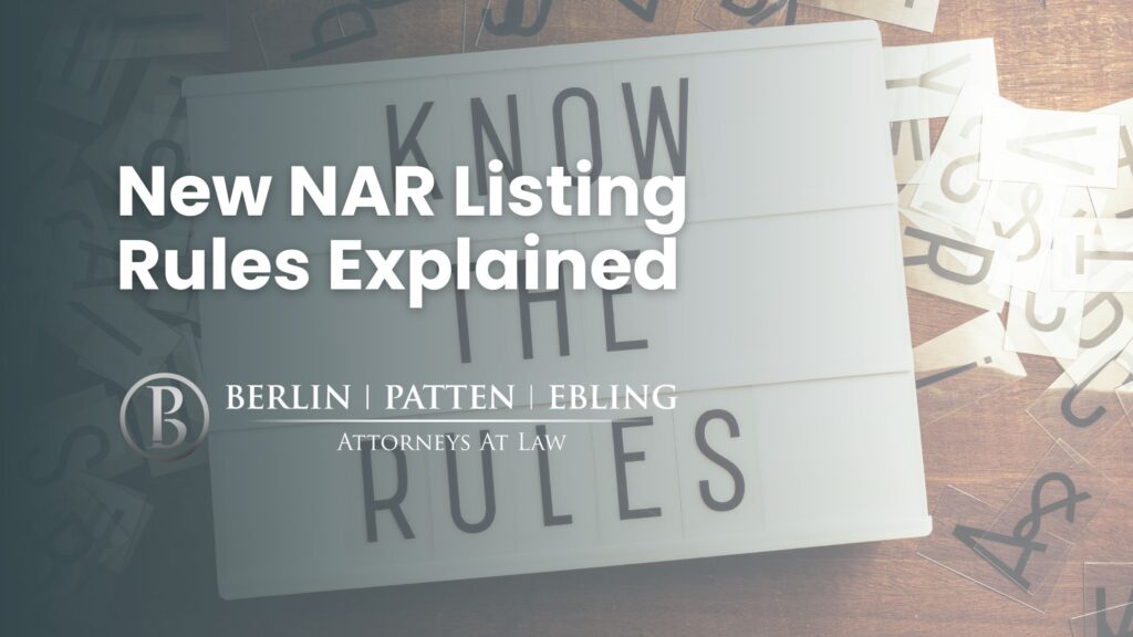 Understanding the new nar listing guidelines