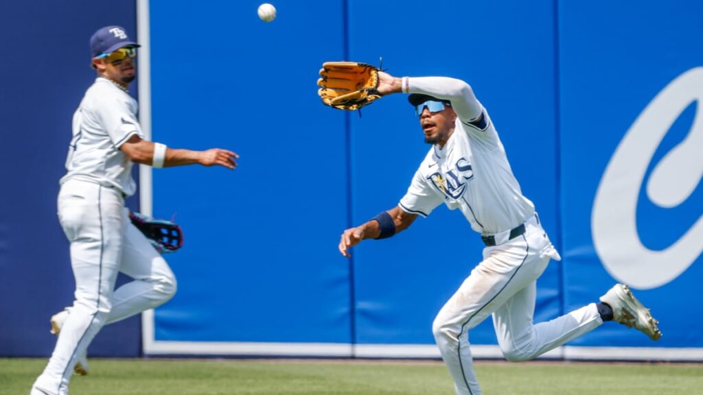 Chandler simpson on the rise in center field