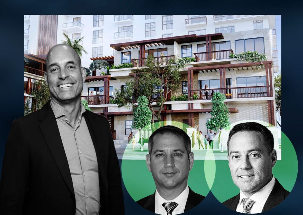 New apartment development along the miami river