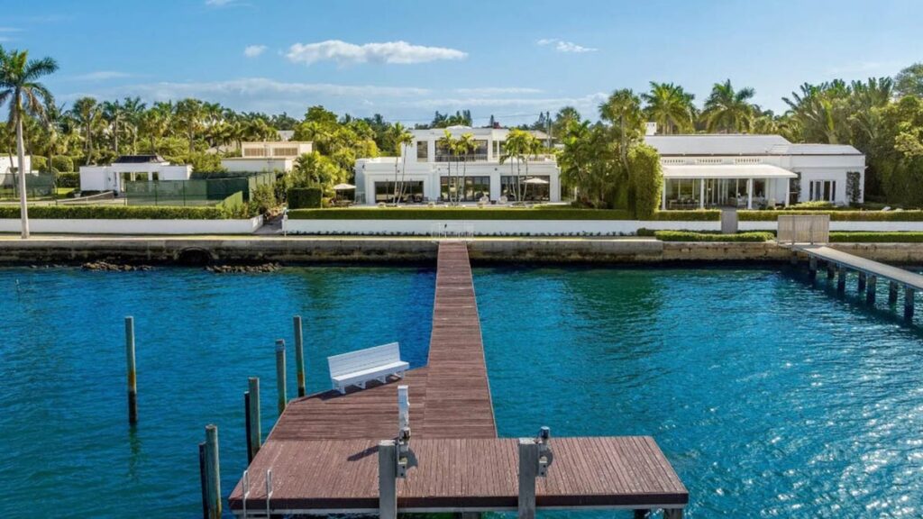 Palm beach home sells for $23.75m after two years on