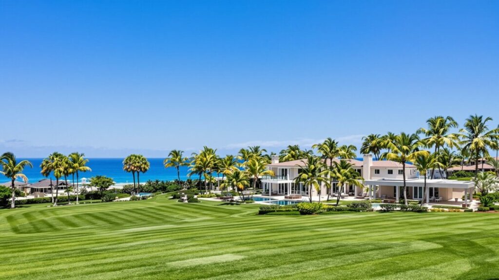 Larry Ellison's Florida estate with ocean views.