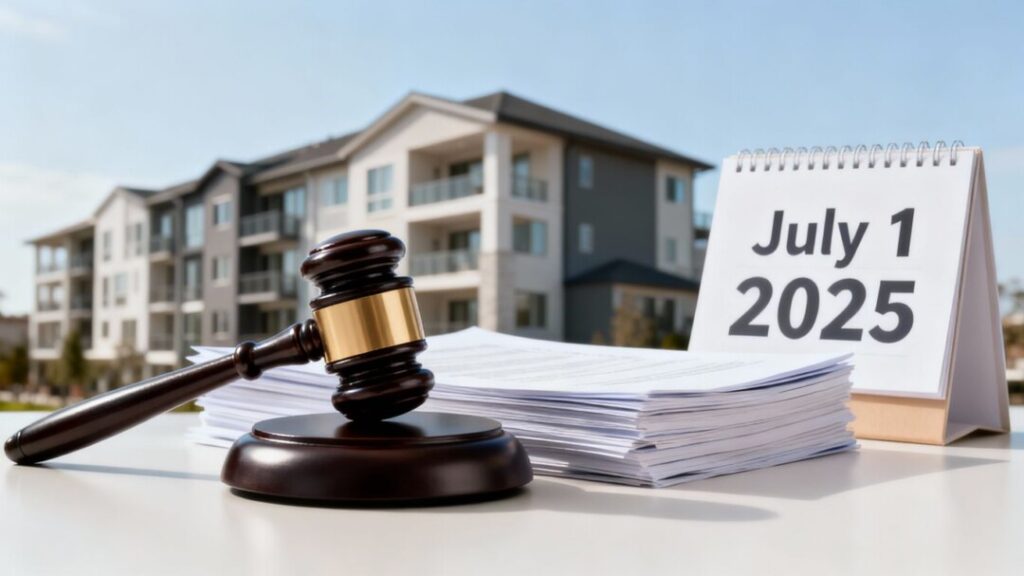 Condo rider rules update July 1 2025 document request changes