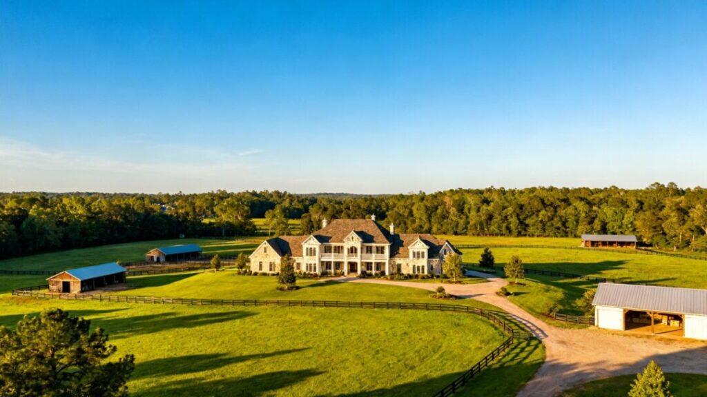 Jake Paul's $39 million Georgia ranch estate.