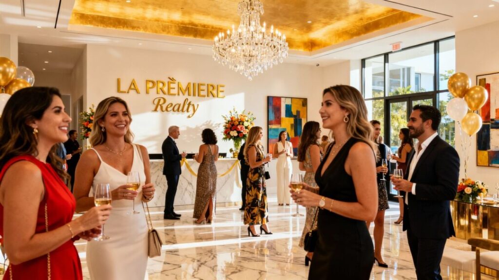 LA PREMIERE Realty Grand Opening Celebration in Coral Gables