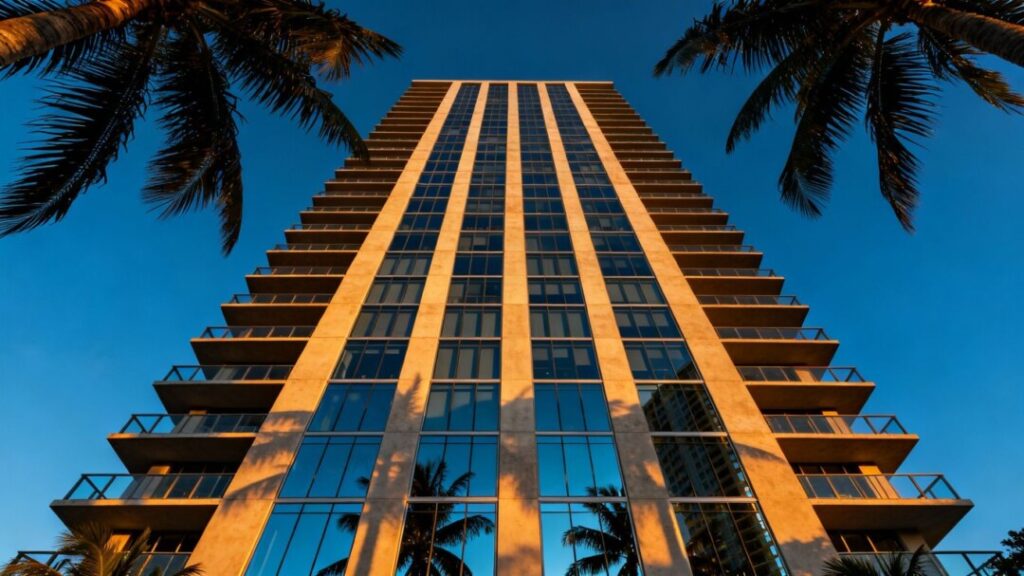 Miami condo tower with financing.