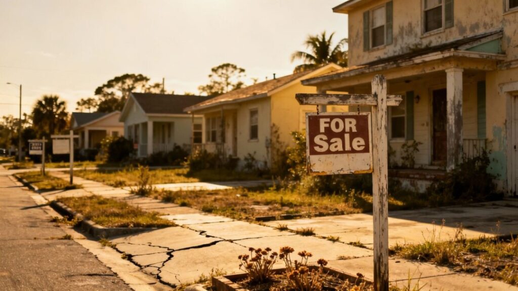 Florida houses with rising inventory, favoring buyers.