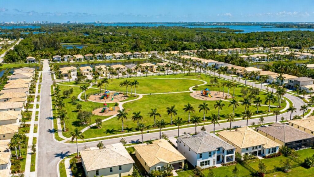 New Miami-Dade community with modern homes and parks