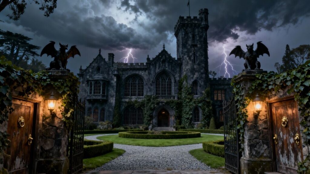 Historic Hollywood mansion, former home of Bela Lugosi.