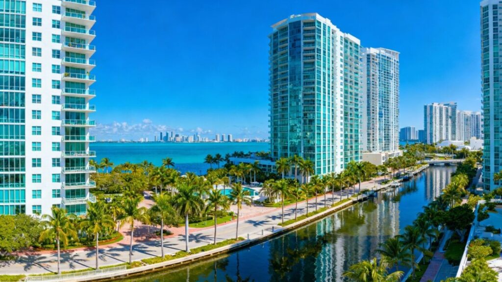 Luxury Aventura high-rise condos by the waterfront
