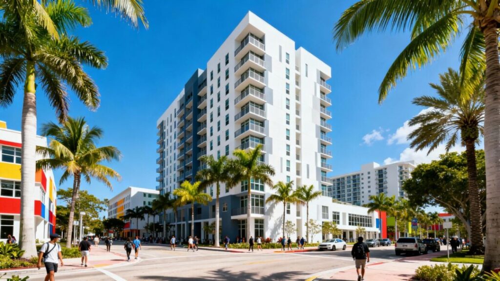 Student housing high-rise near University of Miami campus