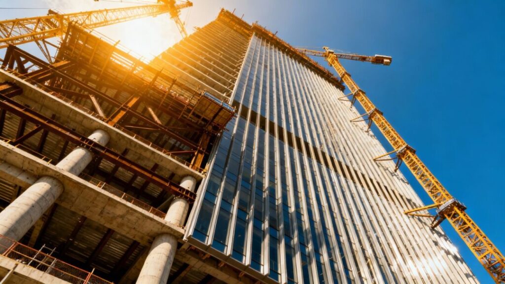 Okan Tower construction reaches 30th floor, EB-5 eligible.