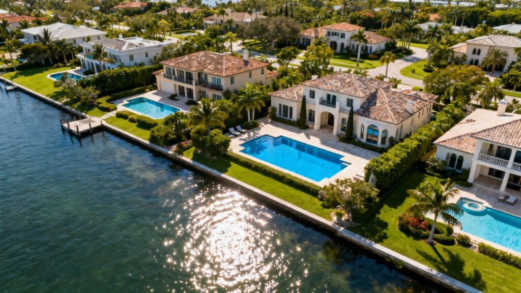 Palm Beach County luxury homes and waterfront estates.
