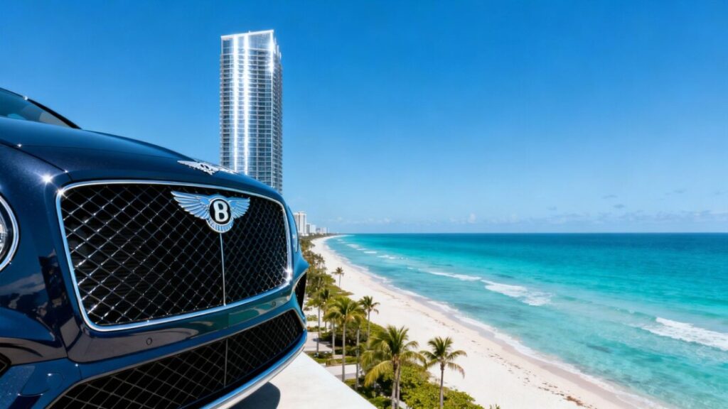 Bentley-branded condo tower in Sunny Isles Beach.