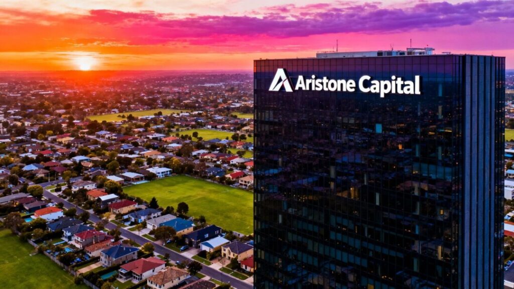 Aristone Capital building overlooking Southeast Florida cityscape and neighborhoods.