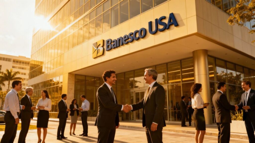 Banesco USA corporate banking team in Broward.