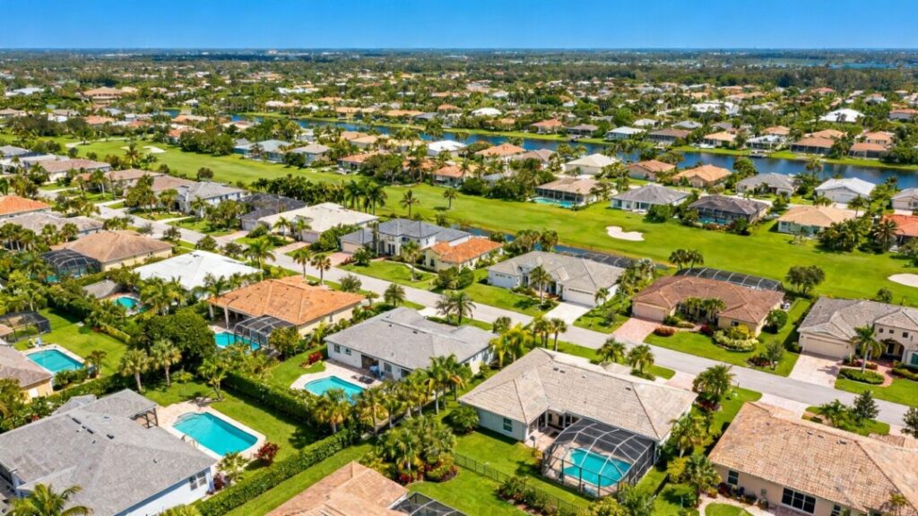 Florida homes for sale aerial view