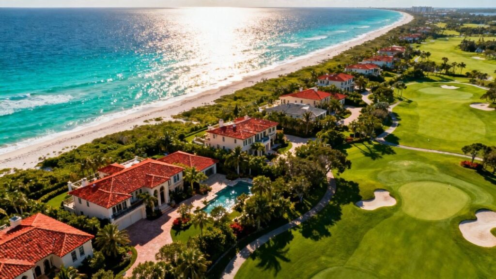 Palm Beach County luxury estates and beaches