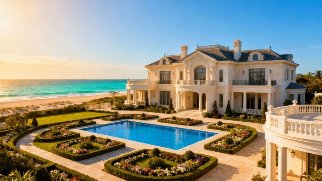 Ultra-luxury mansion with ocean view in Palm Beach