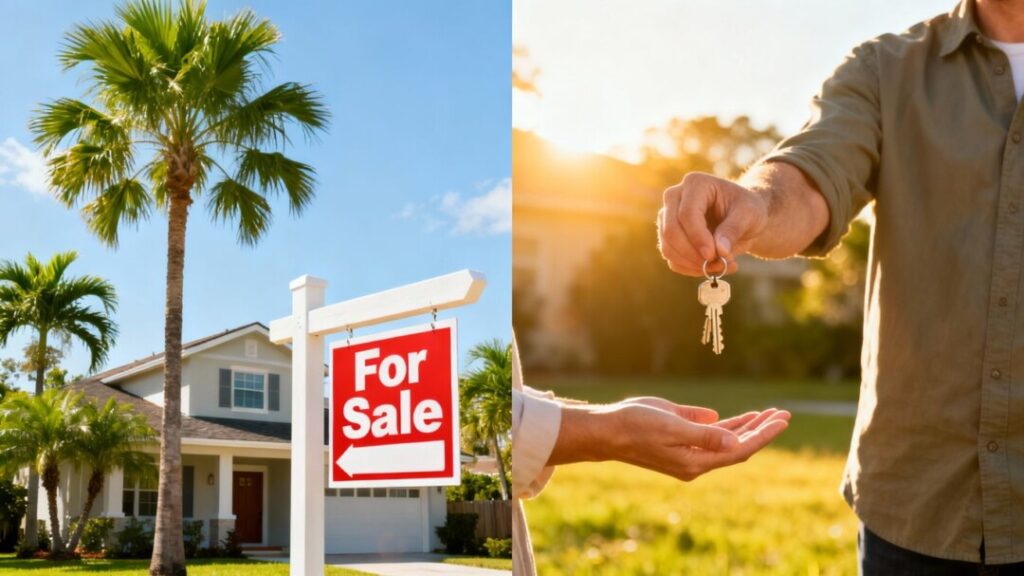 Florida housing market with buyers gaining ground.