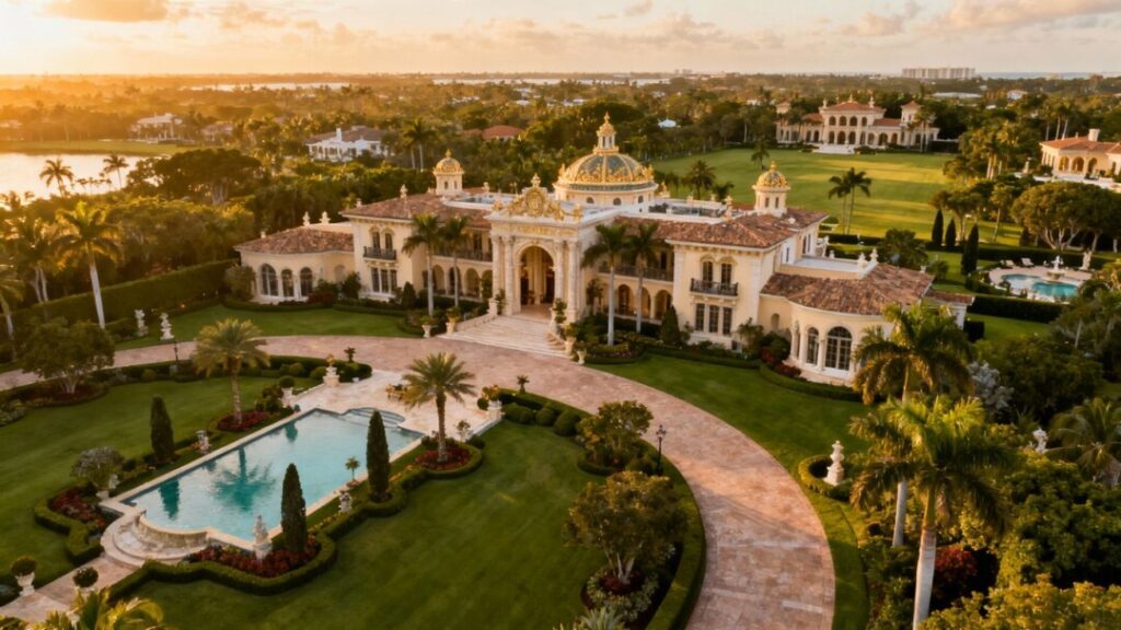 Larry Ellison's Florida estate near Mar-a-Lago.