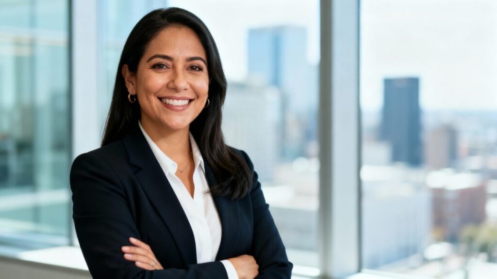 Sue Vasquez smiling, board certified in real estate.