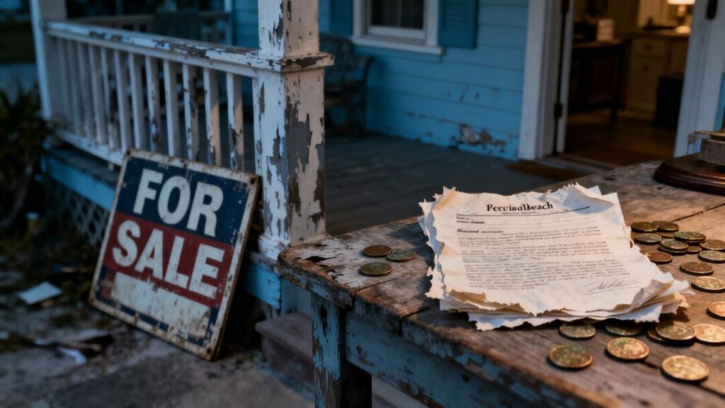 Florida vacation rental property facing financial difficulties and lawsuits.