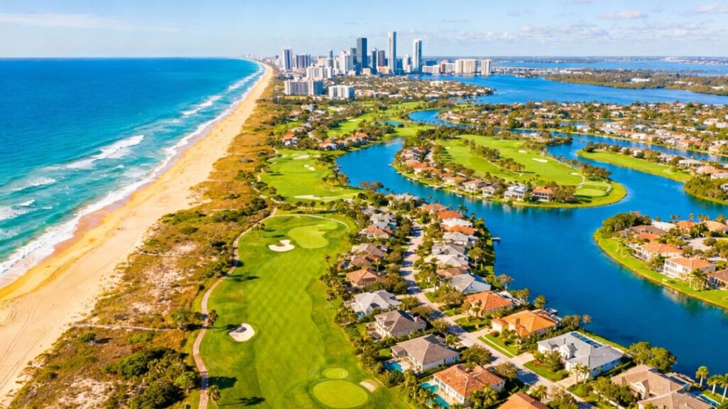 Florida real estate: beaches, cities, and neighborhoods.