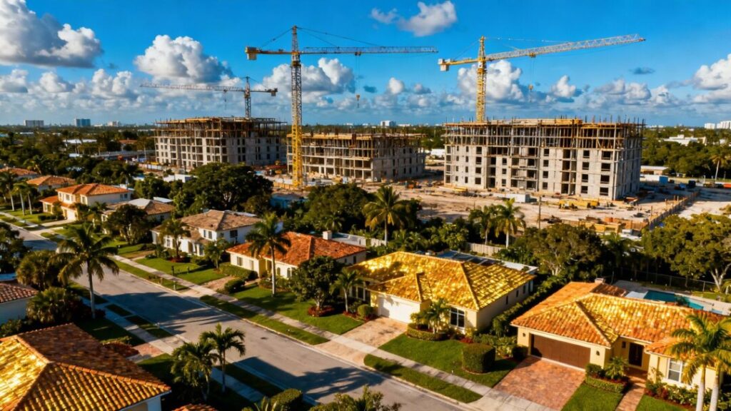 New housing construction in Miami-Dade