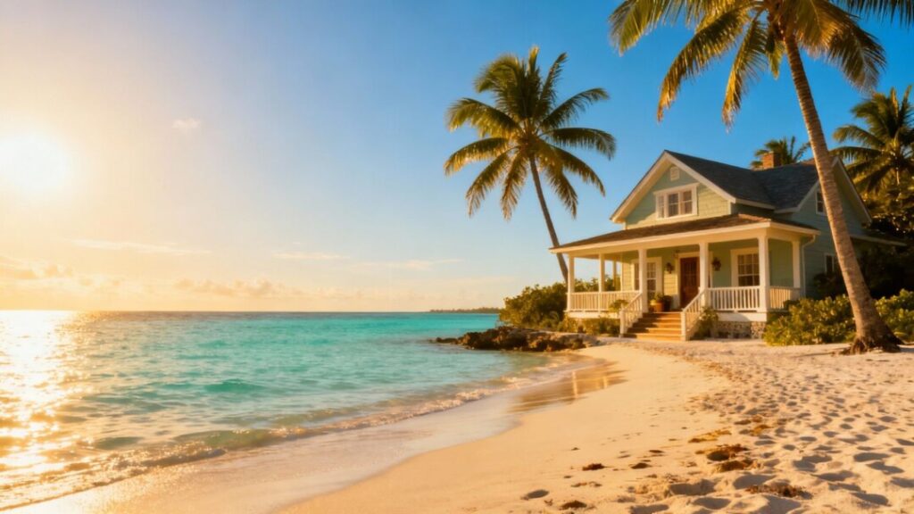 Beach house reopening after hurricanes.