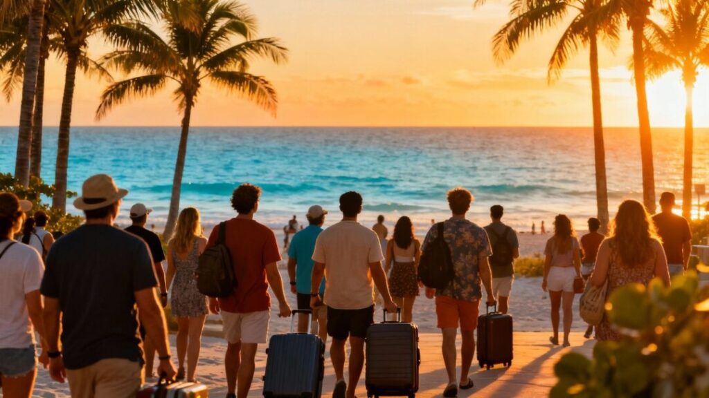 New Yorkers moving to Florida beaches.