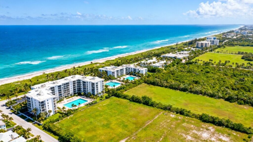 Palm Beach County real estate: apartment complexes and land.