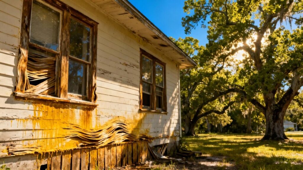 Florida home with water damage.