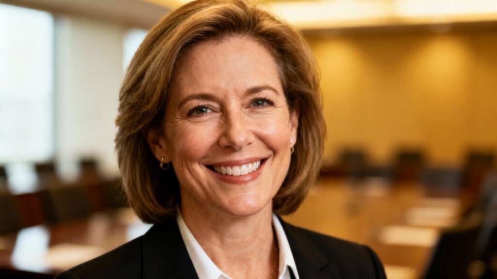 Debra Duvall smiling, honored for real estate expertise.