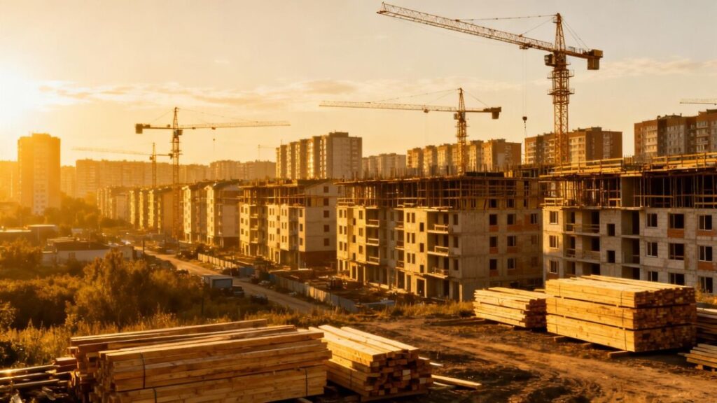 Florida real estate development with residential growth.