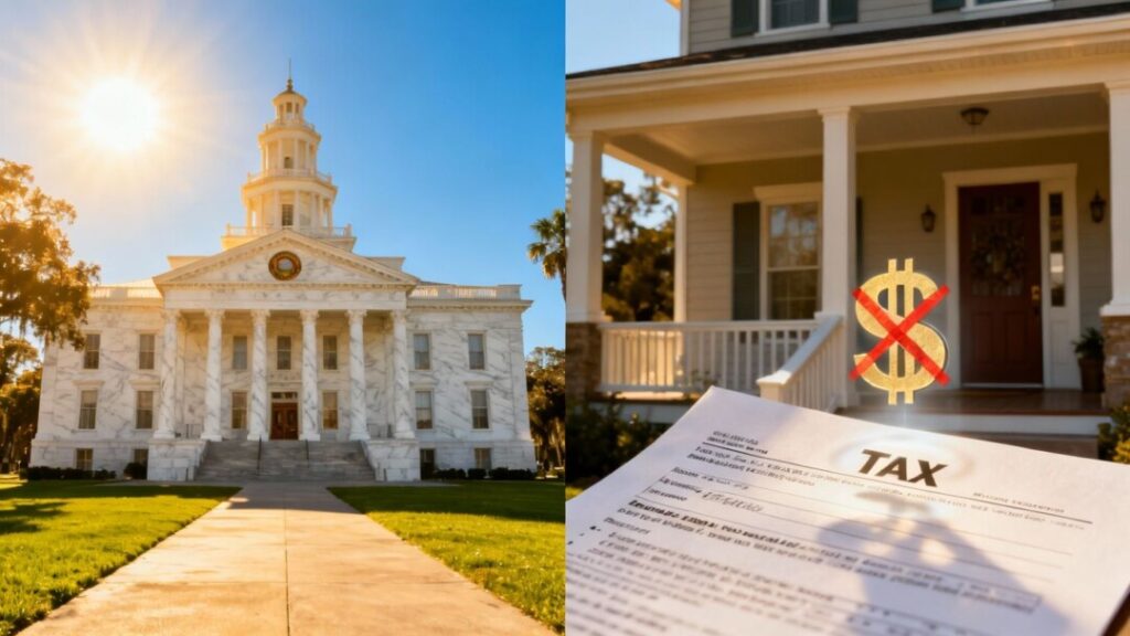 Florida property tax elimination plan visual