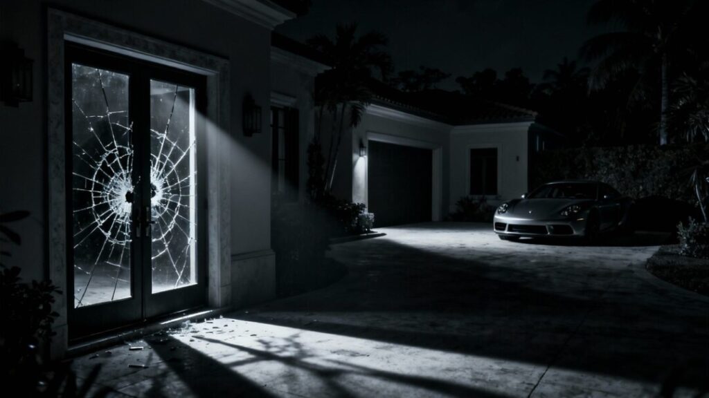 Burglars steal Porsche from Miami CEO's home.