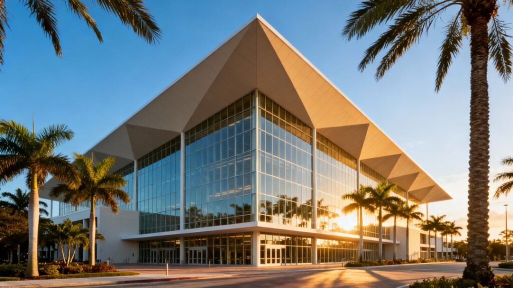 Broward Convention Center expansion exterior view.