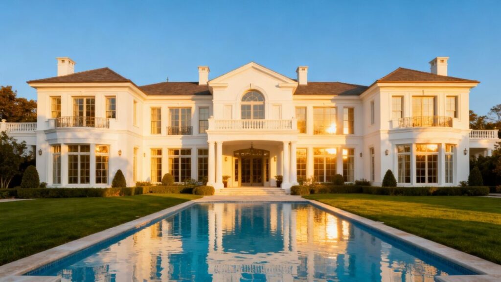 Luxury mansion with pool in Palm Beach