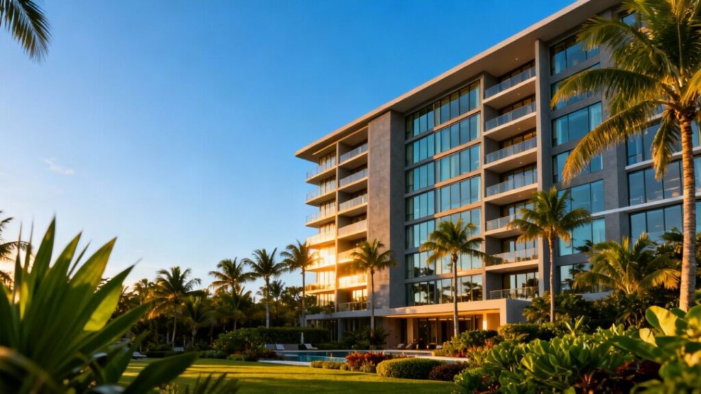 The Berkeley Palm Beach condominium building exterior.
