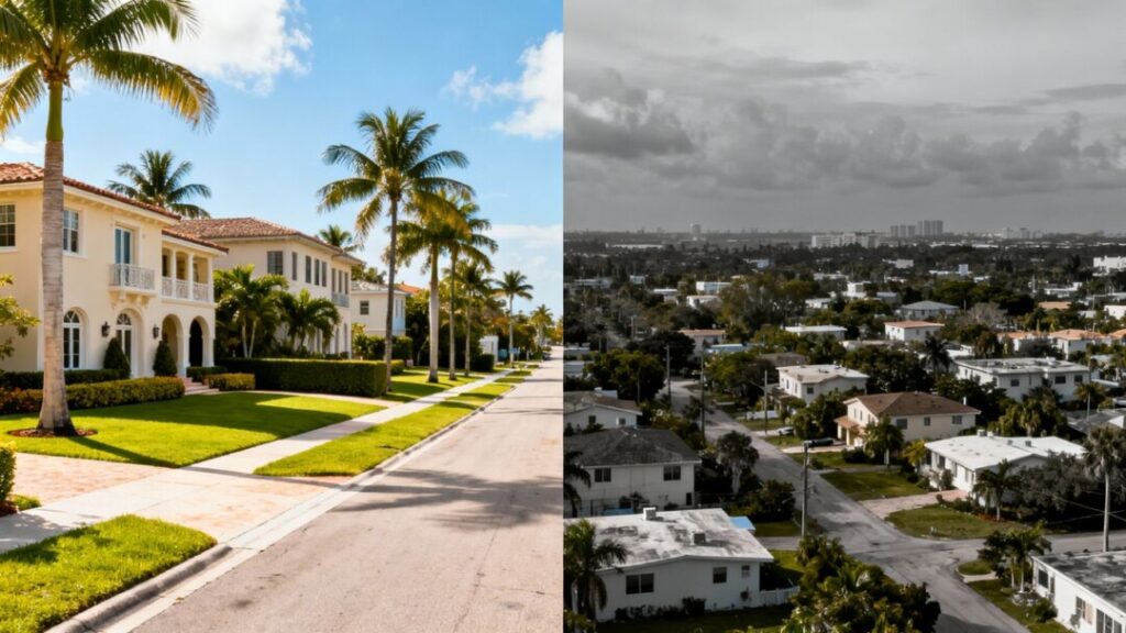 South Florida housing market trends: Palm Beach vs. Miami-Dade.