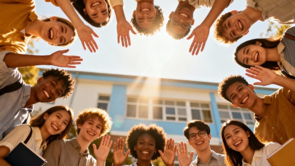 Hillsborough teachers celebrate pay raise with smiles.