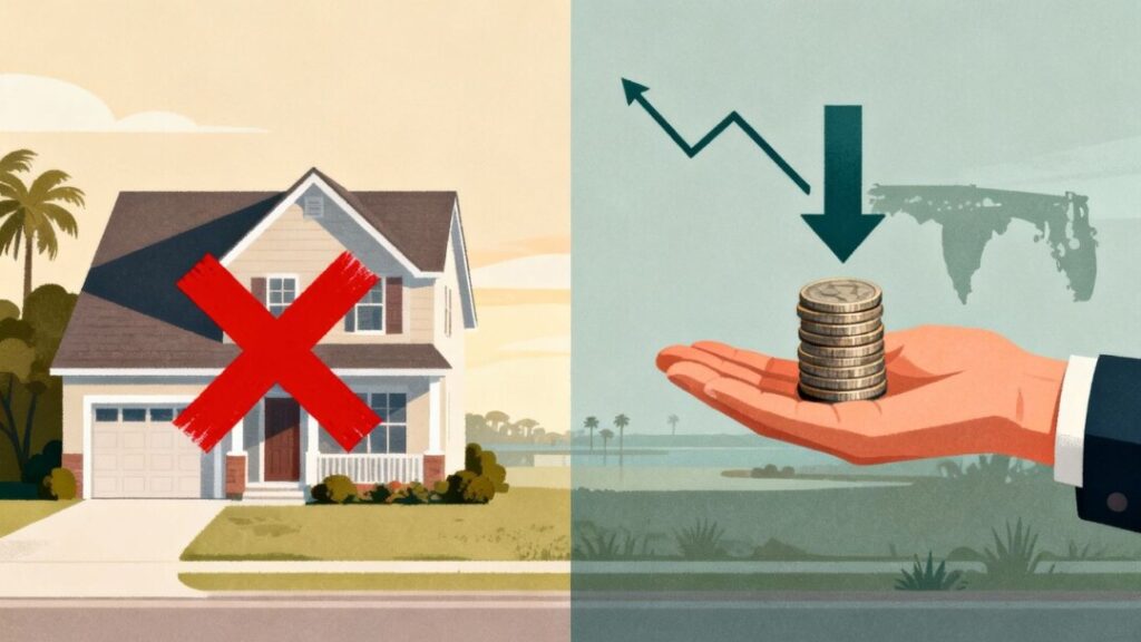 Florida property tax cuts and financial impact on homes.