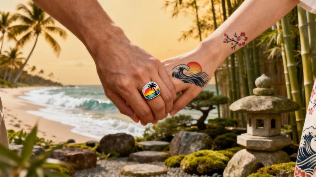 Florida and Japan representatives shaking hands, symbolizing partnership.